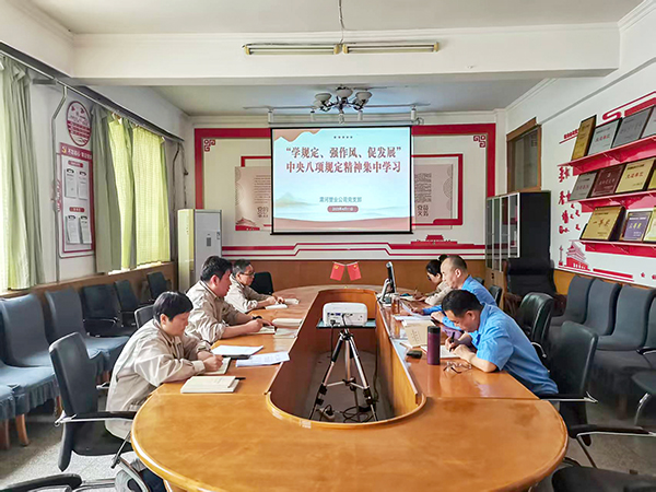 4月11日，渭河塑業公司全體黨員集中學習中央八項規定精神.jpg